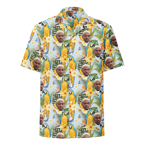ANY FACE Hawaiian Tropical Geordie NUFC Unisex button shirt