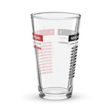 Custom Score Pint Glass