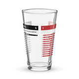 Custom Score Pint Glass