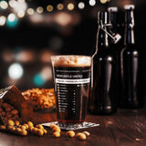 Custom Score Pint Glass