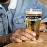 Custom Score Pint Glass