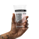 Custom Score Pint Glass