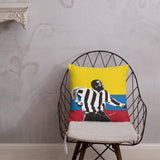 Faustino Asprilla NUFC Geordie Cushion 18x18 Inches