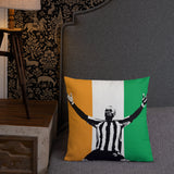 Cheick Tioté NUFC Geordie Cushion 18x18 Inches