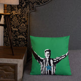 David Kelly NUFC Geordie Cushion 18x18 Inches