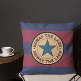 NUFC 95-96 Away Shirt Geordie Cushion 18x18 Inches