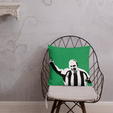 Alan Shearer NUFC Geordie Cushion 18x18 Inches