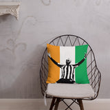 Cheick Tioté NUFC Geordie Cushion 18x18 Inches