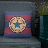 NUFC 95-96 Away Shirt Geordie Cushion 18x18 Inches