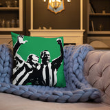 Alan Shearer & Les Ferdinand NUFC Geordie Cushion 18x18 Inches