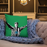 David Kelly NUFC Geordie Cushion 18x18 Inches
