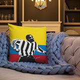 Faustino Asprilla NUFC Geordie Cushion 18x18 Inches