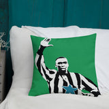 Andy Cole NUFC Geordie Cushion 18x18 Inches