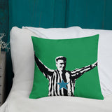 David Kelly NUFC Geordie Cushion 18x18 Inches