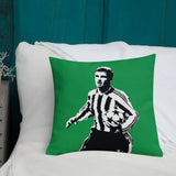 Gary Speed NUFC Geordie Cushion 18x18 Inches