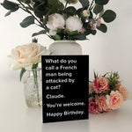 Claude Dad Joke Birthday Card 019