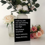 Surprised Dad Joke Birthday Card 097