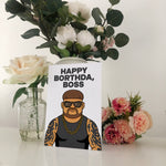 Happy Borthda Boss Ibiza Final Boss Geordie Birthday Card