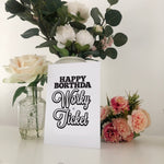 Happy Borthda Worky Ticket Birthday Card