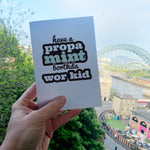 Have a Propa Mint Borthda Wor Kid Birthday Card
