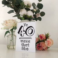 40 Waxa That Like Geordie Birthday Card