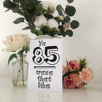 85 Waxa That Like Geordie Birthday Card