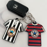 Newcastle United Home Shirt 95-97 Shirt Plastic Keyring