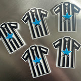 Newcastle United Home Shirt 93-95 Shirt Plastic Fridge Magnet
