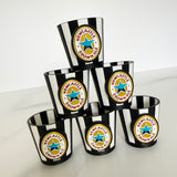 Newcastle United Home Shirt 95-97 3D Printed Plastic Shot Glass Holder
