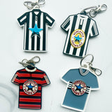 Newcastle United Away Shirt 96-97 Shirt Plastic Keyring