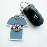 Newcastle United Away Shirt 96-97 Shirt Plastic Keyring