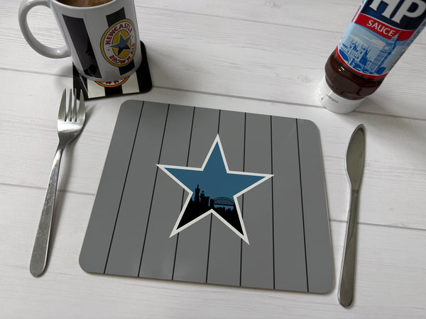 NUFC 1981-83 Away Shirt Geordie Hardboard Placemat
