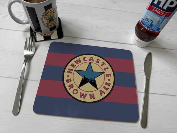 NUFC 1995-96 Away Shirt Geordie Hardboard Placemat