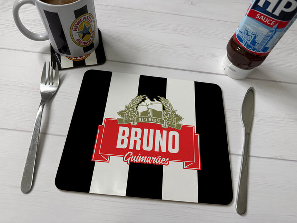 NUFC Bruno Guimaraes Geordie Hardboard Placemat