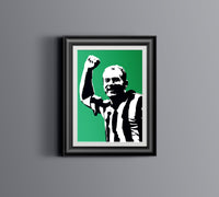 Alan Shearer NUFC Geordie Print  A4, A3 A2 or A1 Sizes