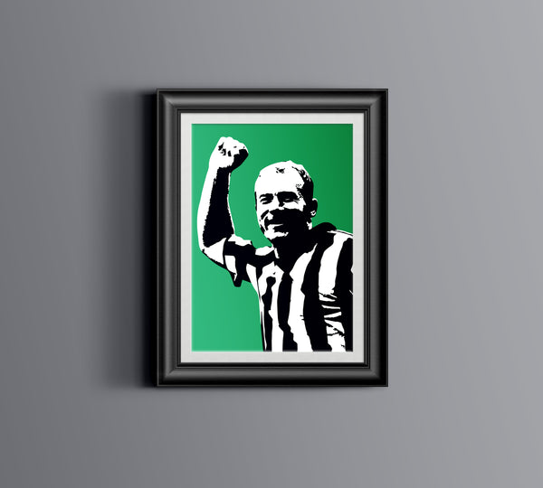 Alan Shearer NUFC Geordie Print  A4, A3 A2 or A1 Sizes
