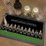 NUFC Through The Years Geordie Bar Mat