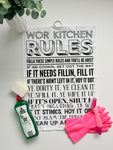 Kitchen Rules Geordie Tea Towel