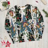 NUFC Blue Star Christmas Floral Decoration Geordie Jumper