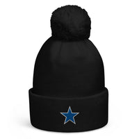 Newcastle Blue Star Geordie Pom Pom Beanie