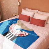 NUFC Away Shirt 96-97 Geordie Sherpa Fabric blanket