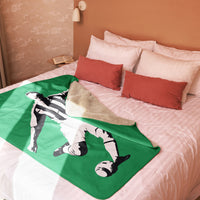 Alan Shearer NUFC Geordie Sherpa Fabric blanket