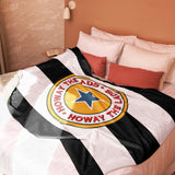 NUFC Home Shirt 95-97 Geordie Sherpa Fabric blanket