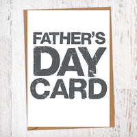 Father's Day Card Father's Day Blunt Card