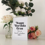 Happy Borthda Gran From ya Favourite Grandbairn Geordie Card