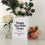 Happy Borthda Nana From ya Favourite Grandbairn Geordie Card
