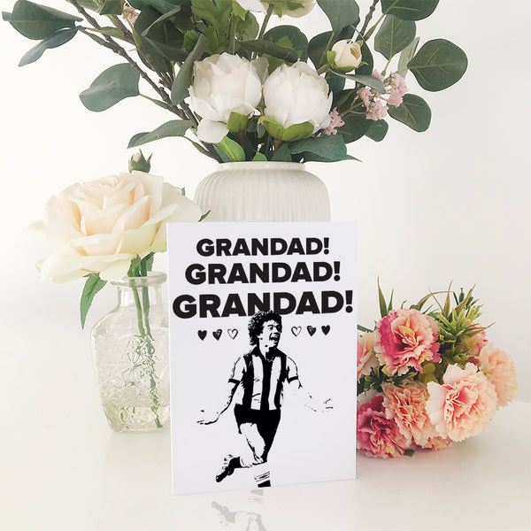Grandad! Grandad! Grandad! Kevin Keegan Geordie Father's Day Card