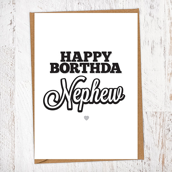 Happy Borthda Nephew Birthday Card