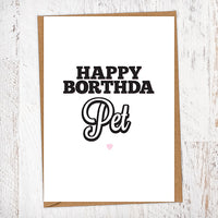 Happy Borthda Pet Birthday Card