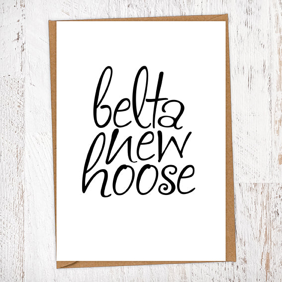 Belta New Hoose New Home Card